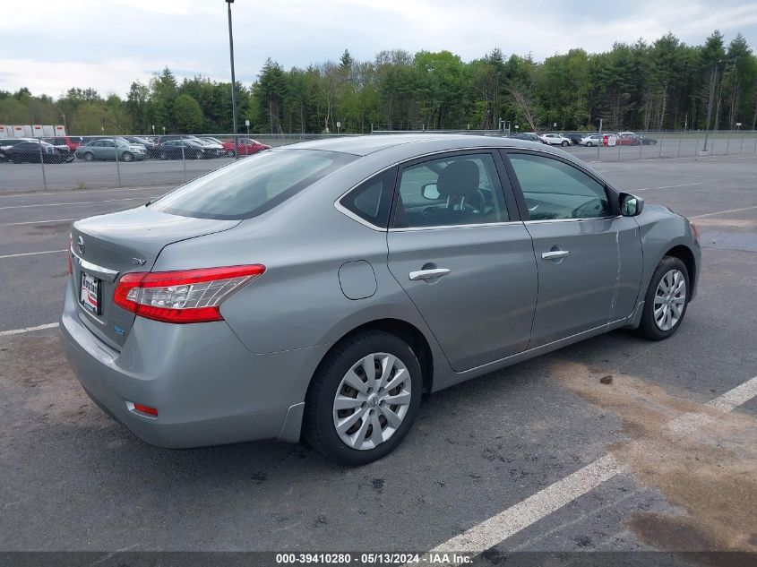 2014 Nissan Sentra Sv VIN: 3N1AB7AP1EY284094 Lot: 39410280