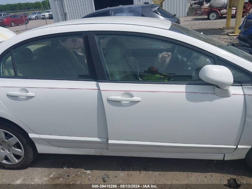 2008 Honda Civic Lx VIN: 1HGFA16598L108094 Lot: 39410286