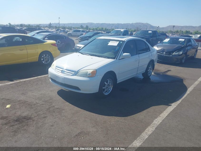 2002 Honda Civic Ex VIN: 1HGES25742L047116 Lot: 39410328