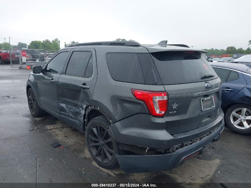 2017 Ford Explorer Xlt VIN: 1FM5K7D87HGB59069 Lot: 39410337