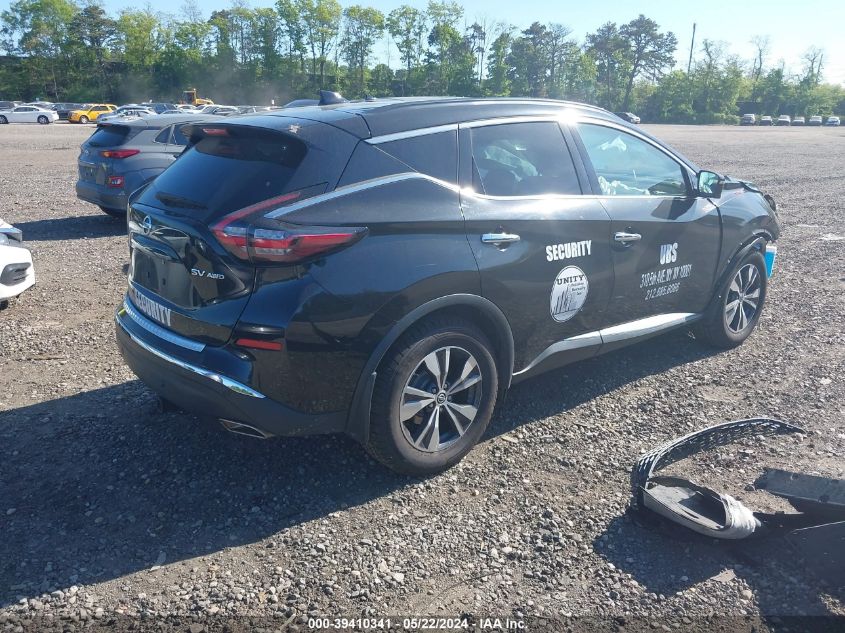 2019 Nissan Murano Sv VIN: 5N1AZ2MS5KN134568 Lot: 39410341