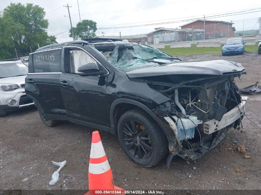 2019 Toyota Highlander Se VIN: 5TDKZRFH8KS319145 Lot: 39410344