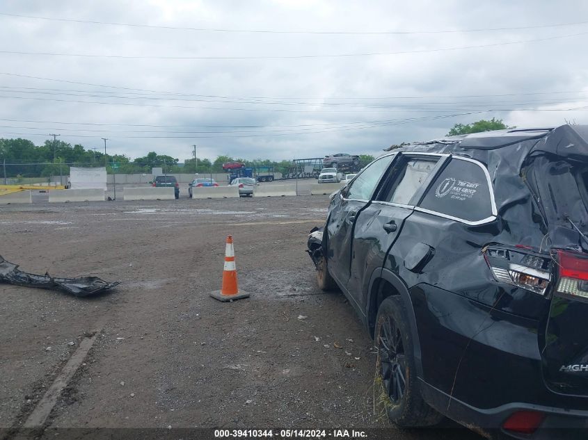 2019 Toyota Highlander Se VIN: 5TDKZRFH8KS319145 Lot: 39410344