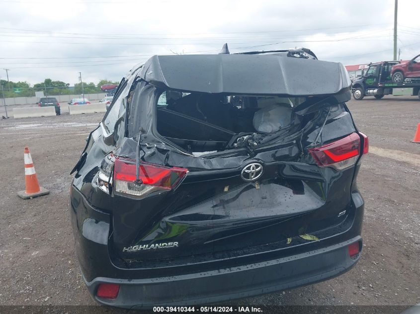 2019 Toyota Highlander Se VIN: 5TDKZRFH8KS319145 Lot: 39410344