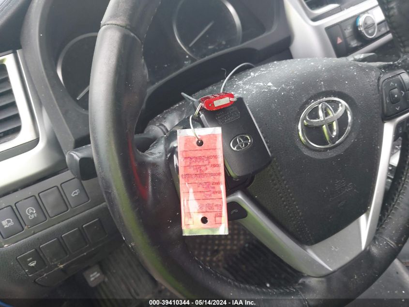 2019 Toyota Highlander Se VIN: 5TDKZRFH8KS319145 Lot: 39410344