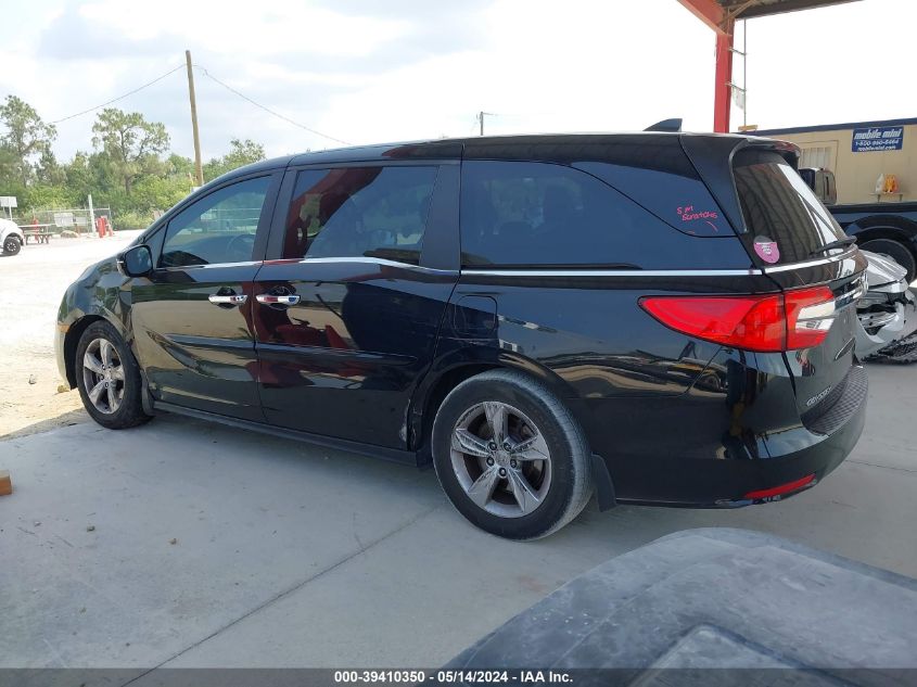 2018 Honda Odyssey Ex-L VIN: 5FNRL6H74JB095197 Lot: 39410350