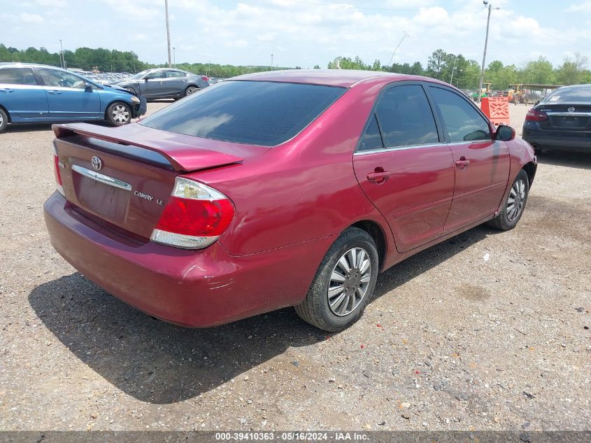 2005 Toyota Camry Le VIN: 4T1BE32K65U063903 Lot: 39410363