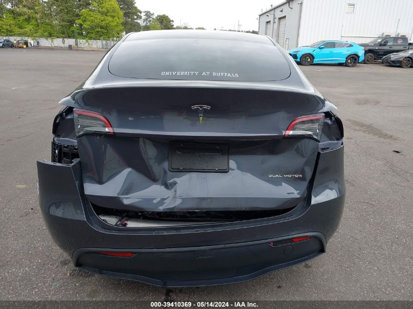 2022 TESLA MODEL Y LONG RANGE DUAL MOTOR ALL-WHEEL DRIVE - 7SAYGDEE9NF447335