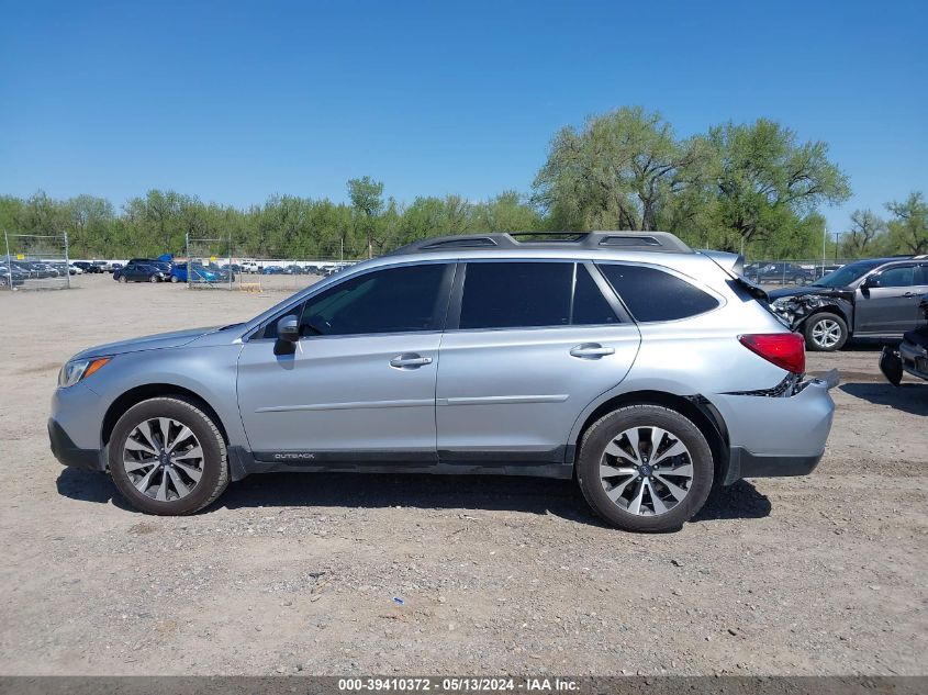 2015 Subaru Outback 2.5I Limited VIN: 4S4BSBNC5F3326591 Lot: 39410372