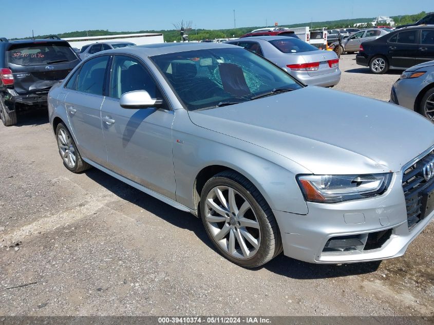 2014 Audi A4 2.0T Premium VIN: WAUFFAFLXEN006461 Lot: 39410374