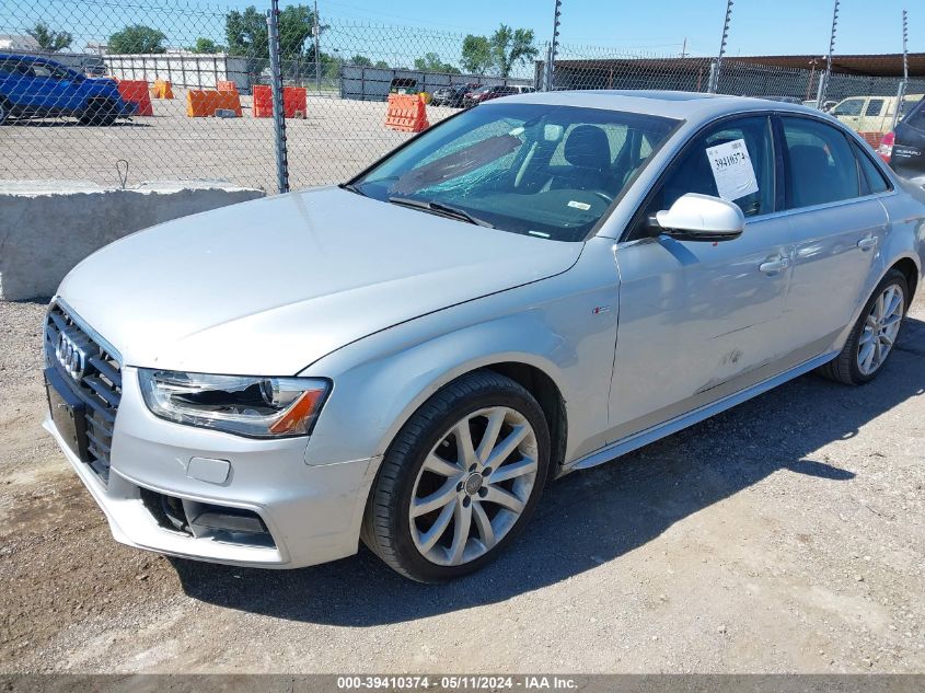 2014 Audi A4 2.0T Premium VIN: WAUFFAFLXEN006461 Lot: 39410374