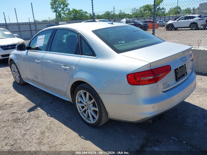 2014 Audi A4 2.0T Premium VIN: WAUFFAFLXEN006461 Lot: 39410374