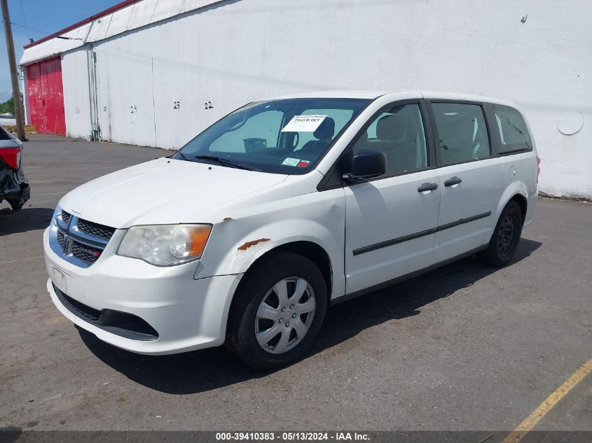 2013 Dodge Grand Caravan American Value Pkg VIN: 2C4RDGBG0DR710347 Lot: 39410383