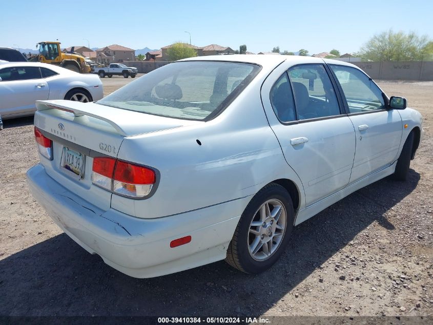 1999 Infiniti G20 Standard/Touring VIN: JNKCP11AXXT019636 Lot: 39410384