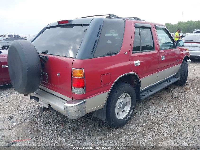 1995 Isuzu Rodeo S/Ls VIN: 4S2CG58V9S4336977 Lot: 39410386