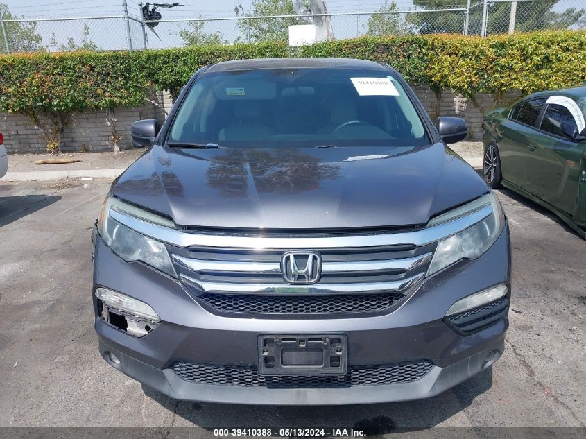 2017 Honda Pilot Ex VIN: 5FNYF5H37HB030736 Lot: 39410388