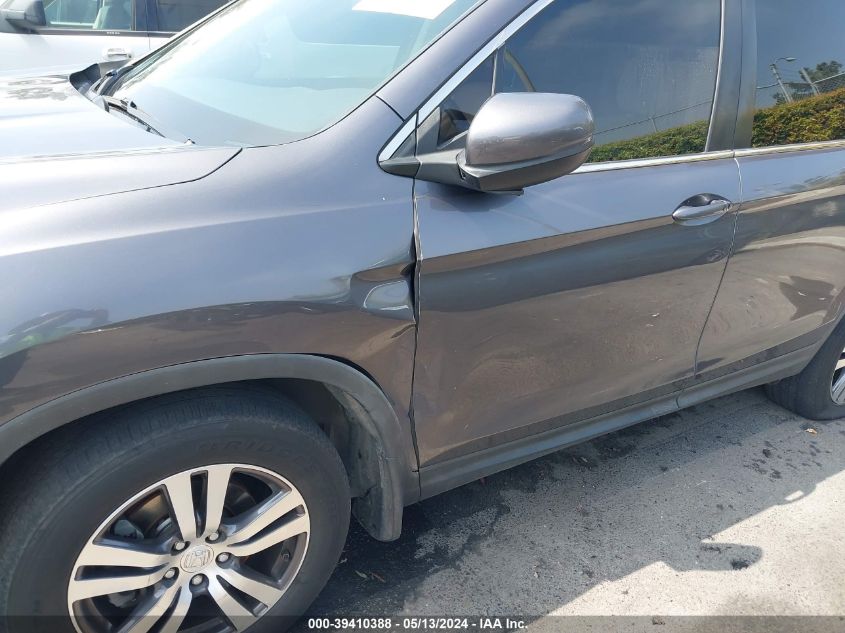 2017 Honda Pilot Ex VIN: 5FNYF5H37HB030736 Lot: 39410388