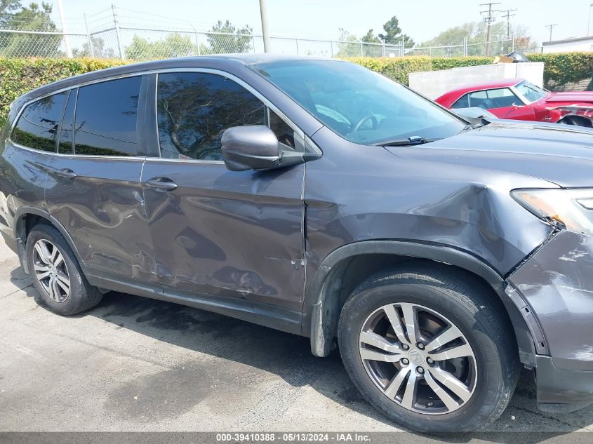 2017 Honda Pilot Ex VIN: 5FNYF5H37HB030736 Lot: 39410388