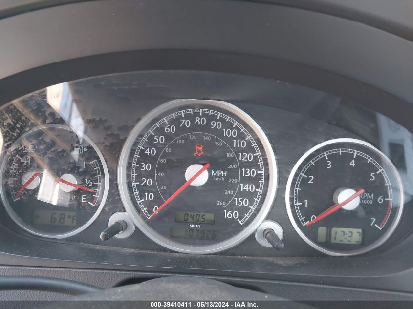 2005 Chrysler Crossfire Limited VIN: 1C3AN65L95X040432 Lot: 39410411