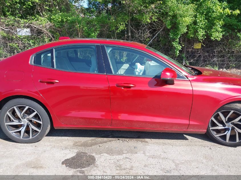 2019 Volvo S60 T6 Momentum VIN: 7JRA22TK2KG013089 Lot: 39410420