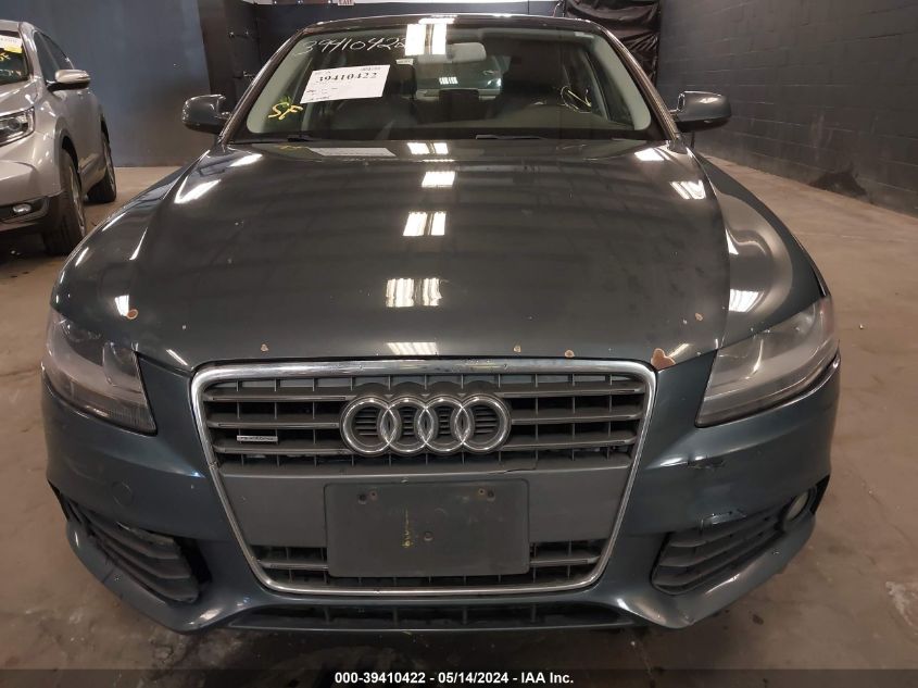 2011 Audi A4 2.0T Premium VIN: WAUBFAFL1BN024390 Lot: 39410422