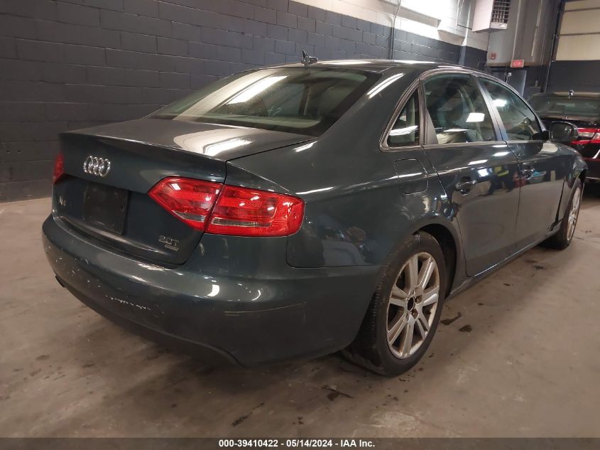 2011 Audi A4 2.0T Premium VIN: WAUBFAFL1BN024390 Lot: 39410422