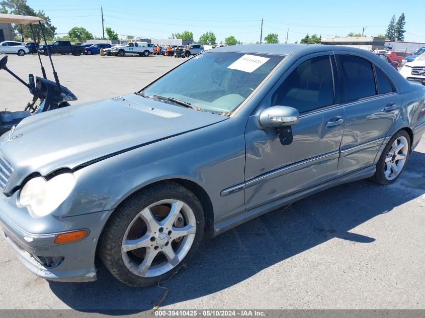 2007 Mercedes-Benz C 230 Sport VIN: WDBRF52H07A951436 Lot: 39410425