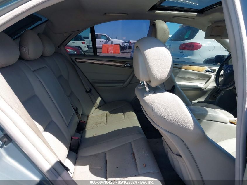 2007 Mercedes-Benz C 230 Sport VIN: WDBRF52H07A951436 Lot: 39410425