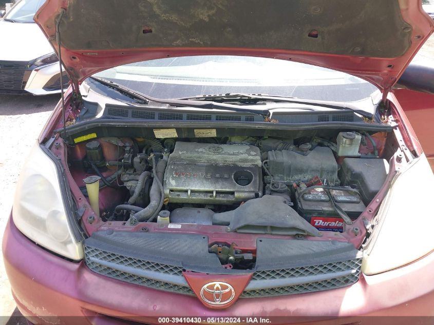 2005 Toyota Sienna Le VIN: 5TDZA23C55S351013 Lot: 39410430