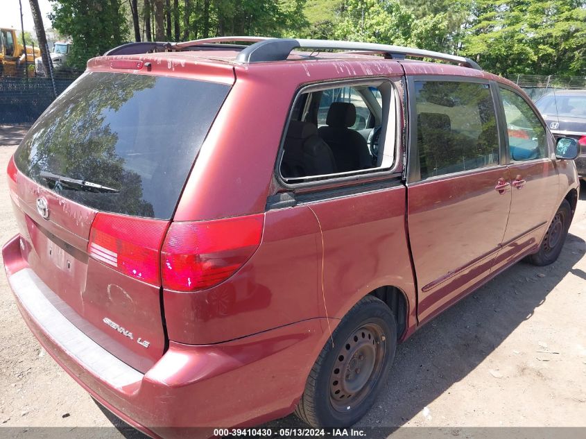 2005 Toyota Sienna Le VIN: 5TDZA23C55S351013 Lot: 39410430
