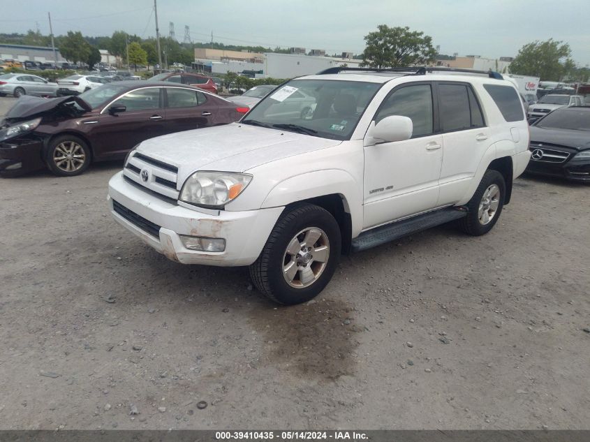 2005 Toyota 4Runner Limited V6 VIN: JTEBU17R258041175 Lot: 39410435