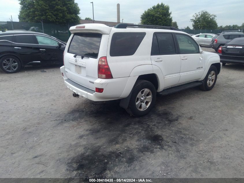 2005 Toyota 4Runner Limited V6 VIN: JTEBU17R258041175 Lot: 39410435