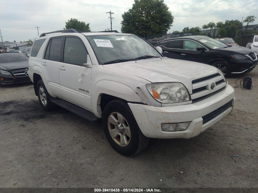 2005 Toyota 4Runner Limited V6 VIN: JTEBU17R258041175 Lot: 39410435