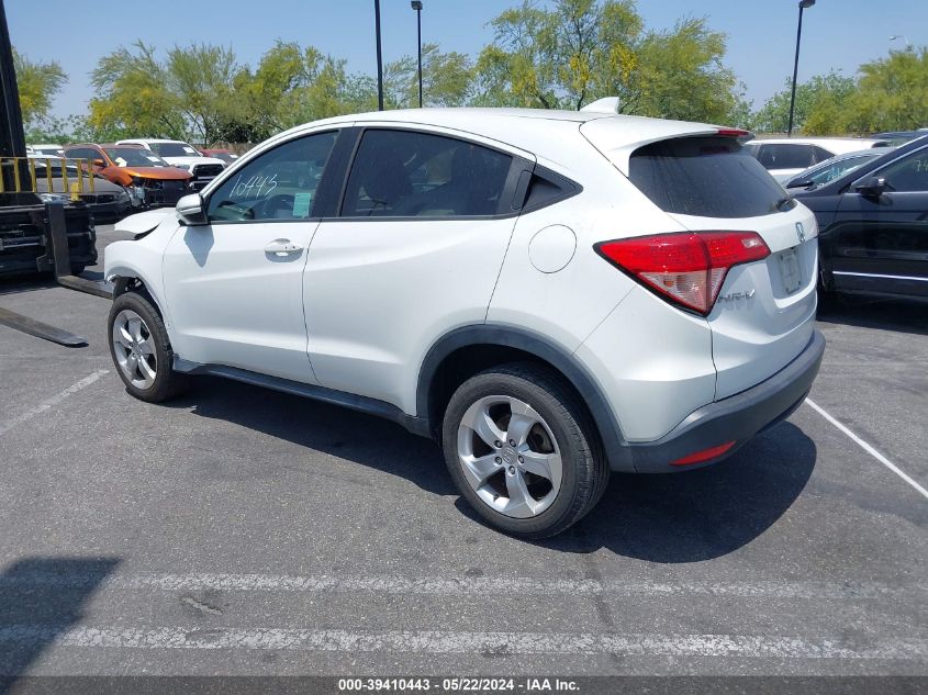 2016 Honda Hr-V Ex VIN: 3CZRU5H50GM708937 Lot: 39410443