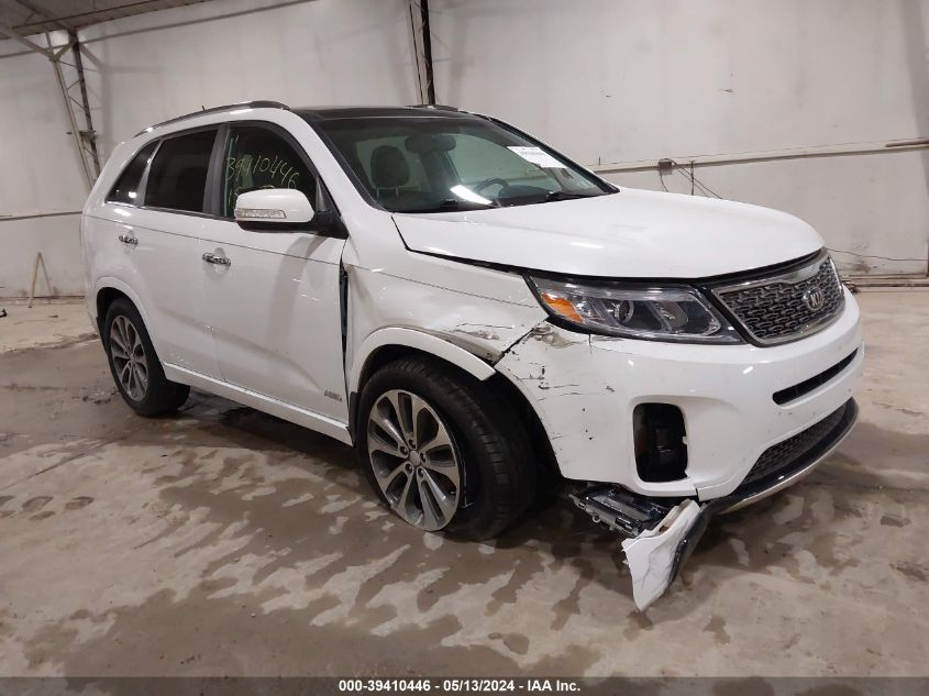 2015 Kia Sorento Sx V6 VIN: 5XYKWDA70FG633658 Lot: 39410446