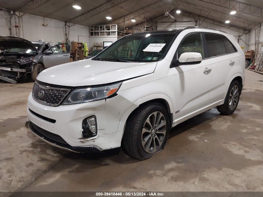 2015 Kia Sorento Sx V6 VIN: 5XYKWDA70FG633658 Lot: 39410446