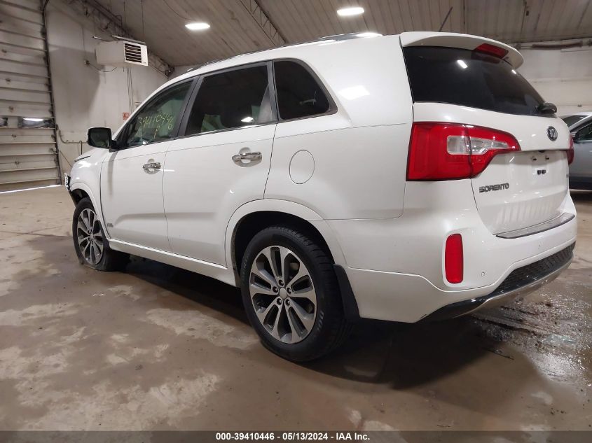 2015 Kia Sorento Sx V6 VIN: 5XYKWDA70FG633658 Lot: 39410446