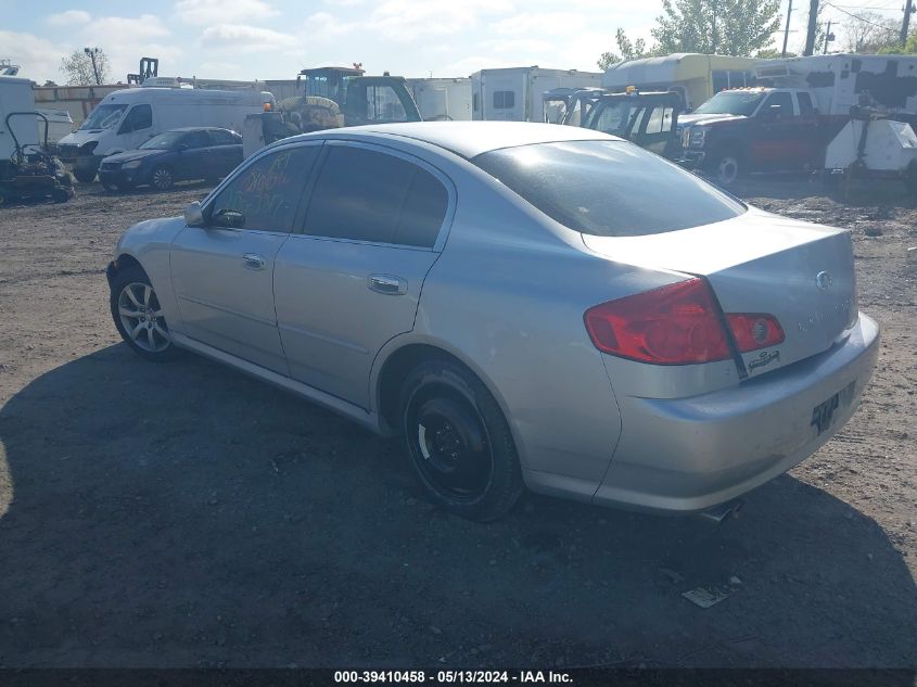 2006 Infiniti G35X VIN: JNKCV51F96M608789 Lot: 39410458