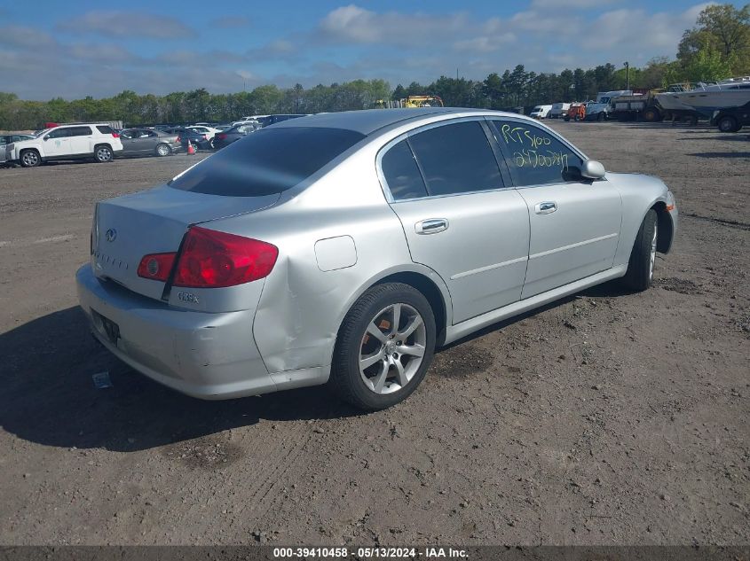 2006 Infiniti G35X VIN: JNKCV51F96M608789 Lot: 39410458