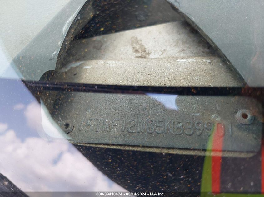 2005 Ford F-150 Stx/Xl/Xlt VIN: 1FTRF12W85NB39901 Lot: 39410474