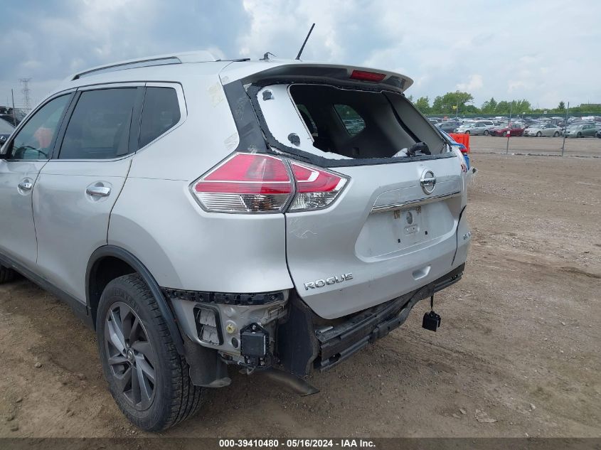 2016 Nissan Rogue Sl VIN: 5N1AT2MV7GC801378 Lot: 39410480