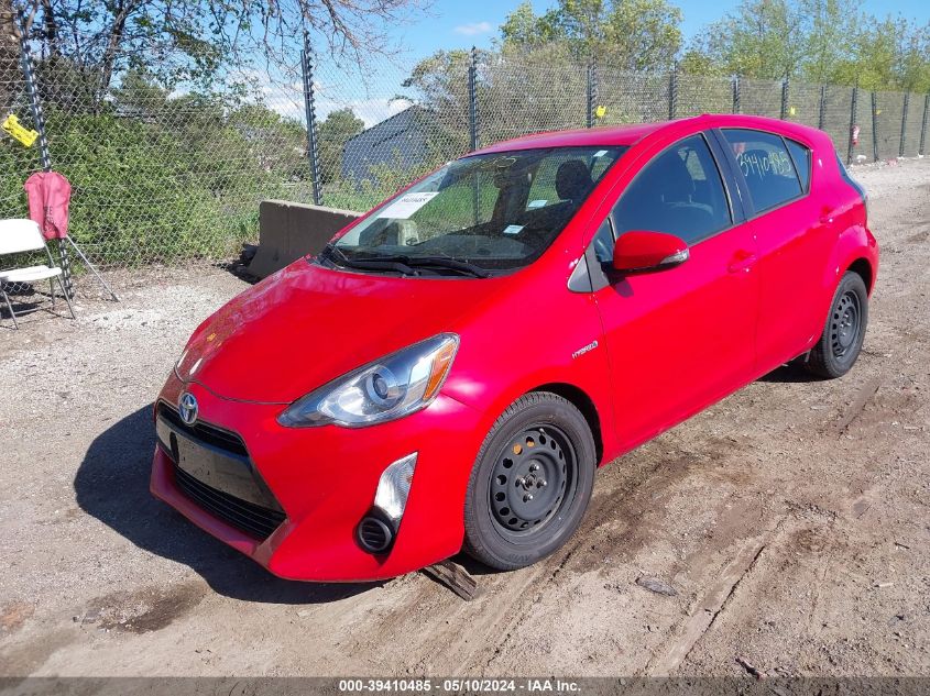 2015 Toyota Prius C Two VIN: JTDKDTB35F1586221 Lot: 39410485