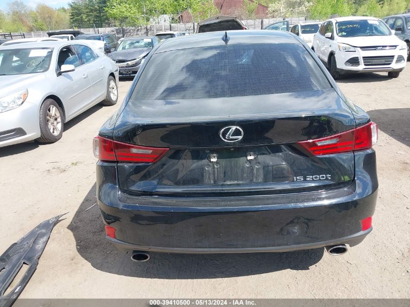 2016 Lexus Is 200T VIN: JTHBA1D20G5014466 Lot: 39410500