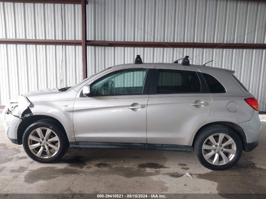 2014 Mitsubishi Outlander Sport Es VIN: 4A4AR3AU2EE006804 Lot: 39410521