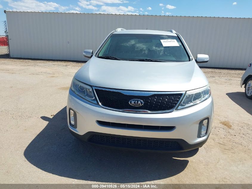 2015 Kia Sorento Lx VIN: 5XYKT3A69FG601723 Lot: 39410526