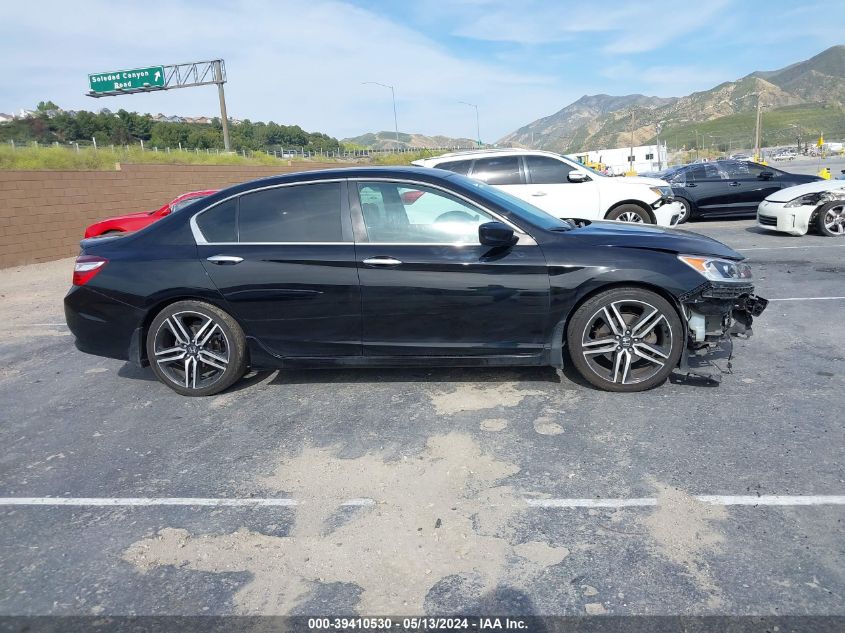 2016 Honda Accord Sport VIN: 1HGCR2F51GA070839 Lot: 39410530