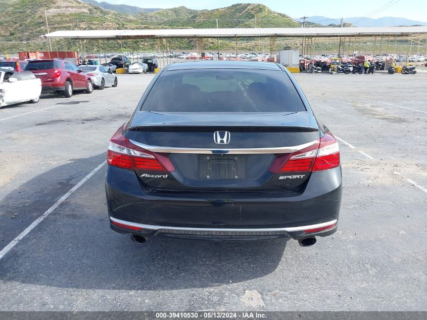 2016 Honda Accord Sport VIN: 1HGCR2F51GA070839 Lot: 39410530