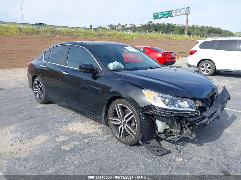 2016 Honda Accord Sport VIN: 1HGCR2F51GA070839 Lot: 39410530