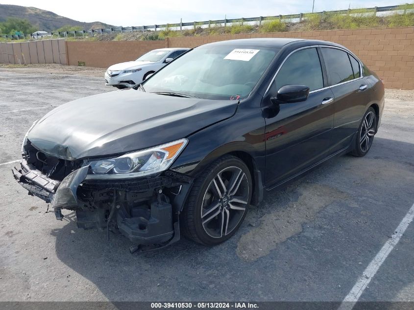 2016 Honda Accord Sport VIN: 1HGCR2F51GA070839 Lot: 39410530