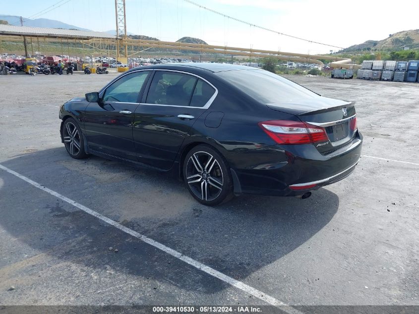 2016 Honda Accord Sport VIN: 1HGCR2F51GA070839 Lot: 39410530